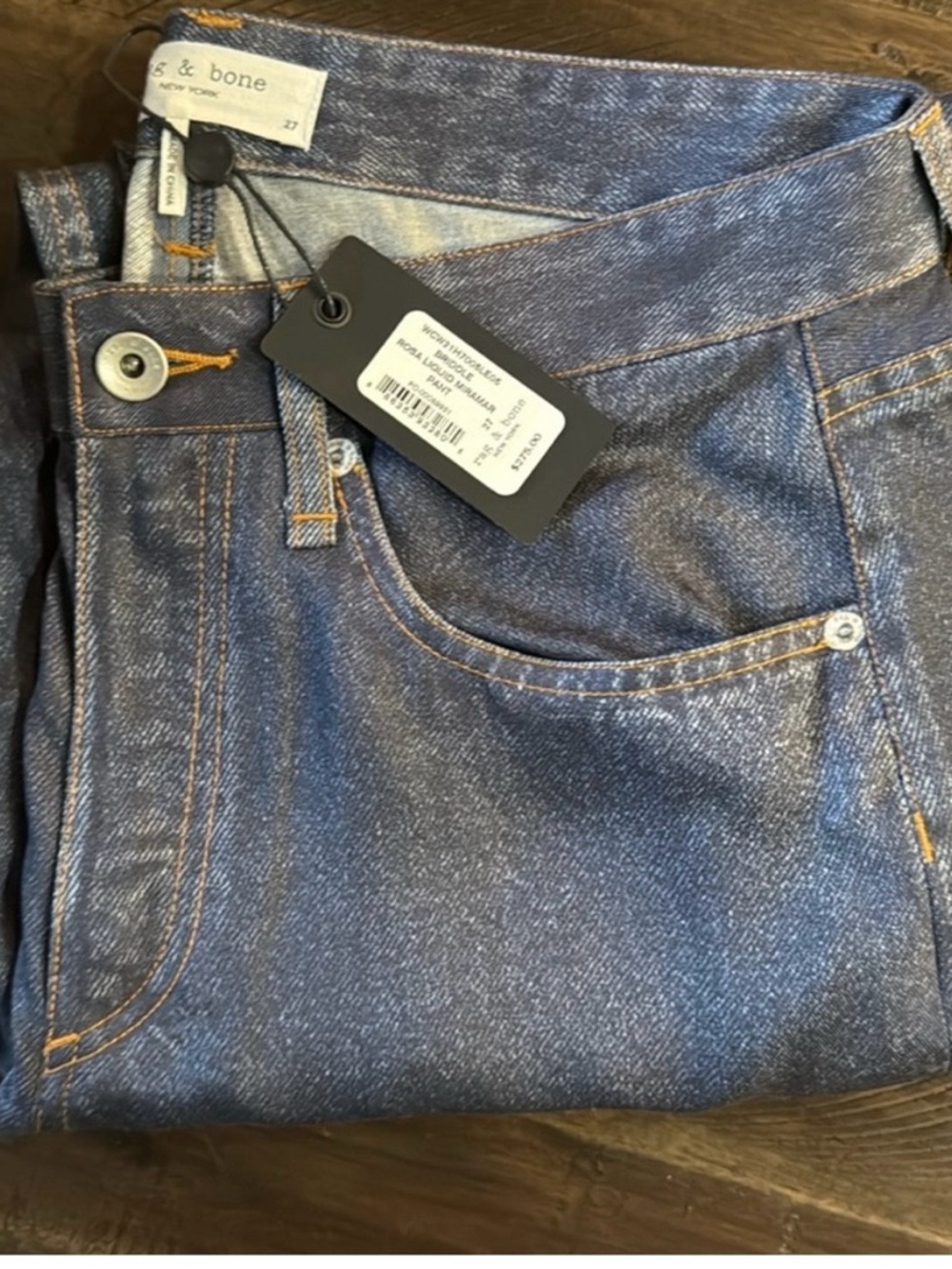rag & bone Women's Miramar Jeans in Dark Indigo